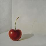 Ripe Cherry Illuminated by Sunlight