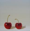 Cherries Together, 16" x 16", Oil on Canvas, SOLD