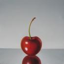 Cherry Reflected, 16" x 16", Oil on Canvas