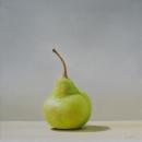 Shapely Pear, 16" x 16", Oil on Canvas, SOLD